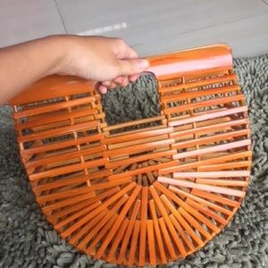 The Birdcage bag in rust